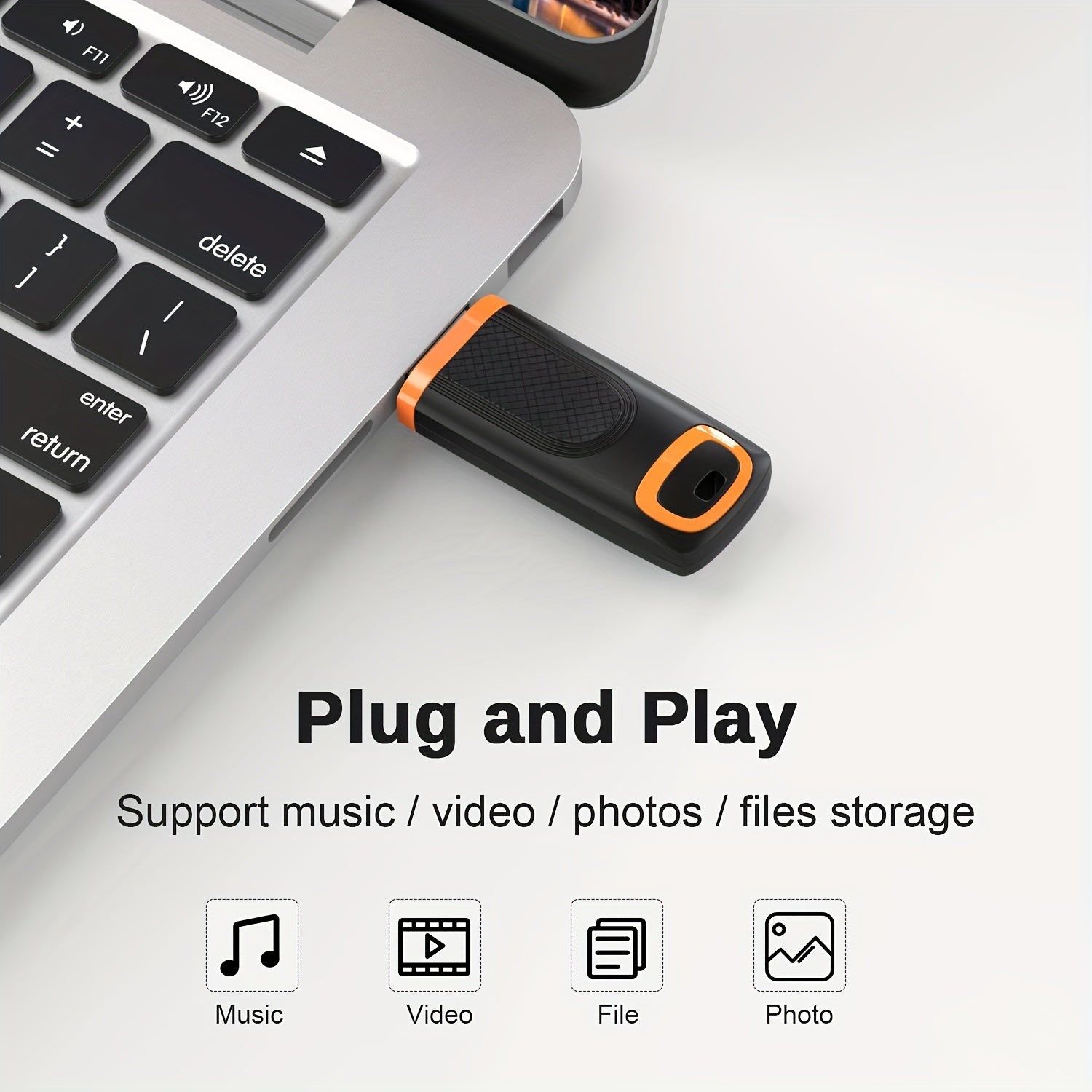 USB-C-Speicherstick, LED-Beleuchtung für PC Laptop Sicherungsspeicher Daten und Alltag – Detailansicht 7