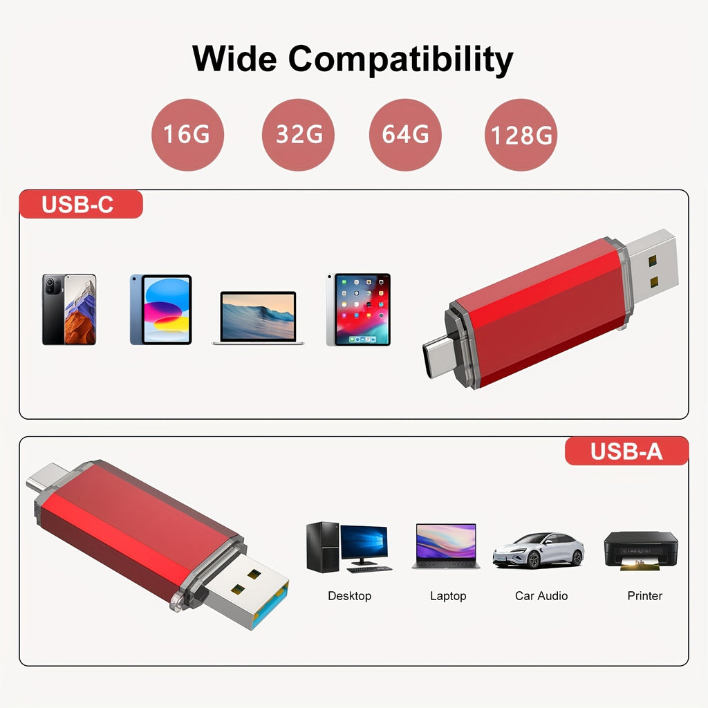 USB-C-Speicherstick, Metall für USB-C-Smartphones und Alltag – Detailansicht 6