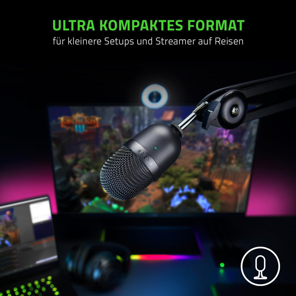 USB-Mikrofon, Schwarz für Zuhause – Detailansicht 5