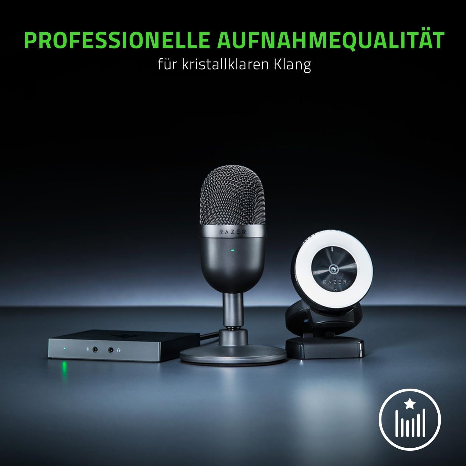USB-Mikrofon, Schwarz für Zuhause – Detailansicht 13
