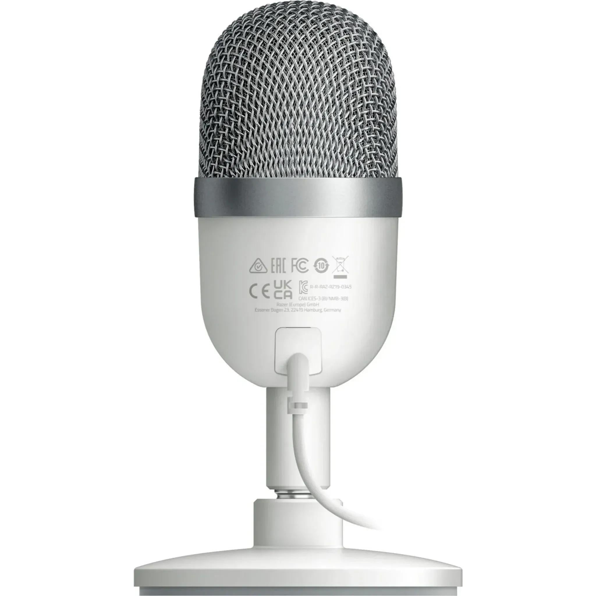 USB-Mikrofon, Weiß für Zuhause und unterwegs – Detailansicht 2