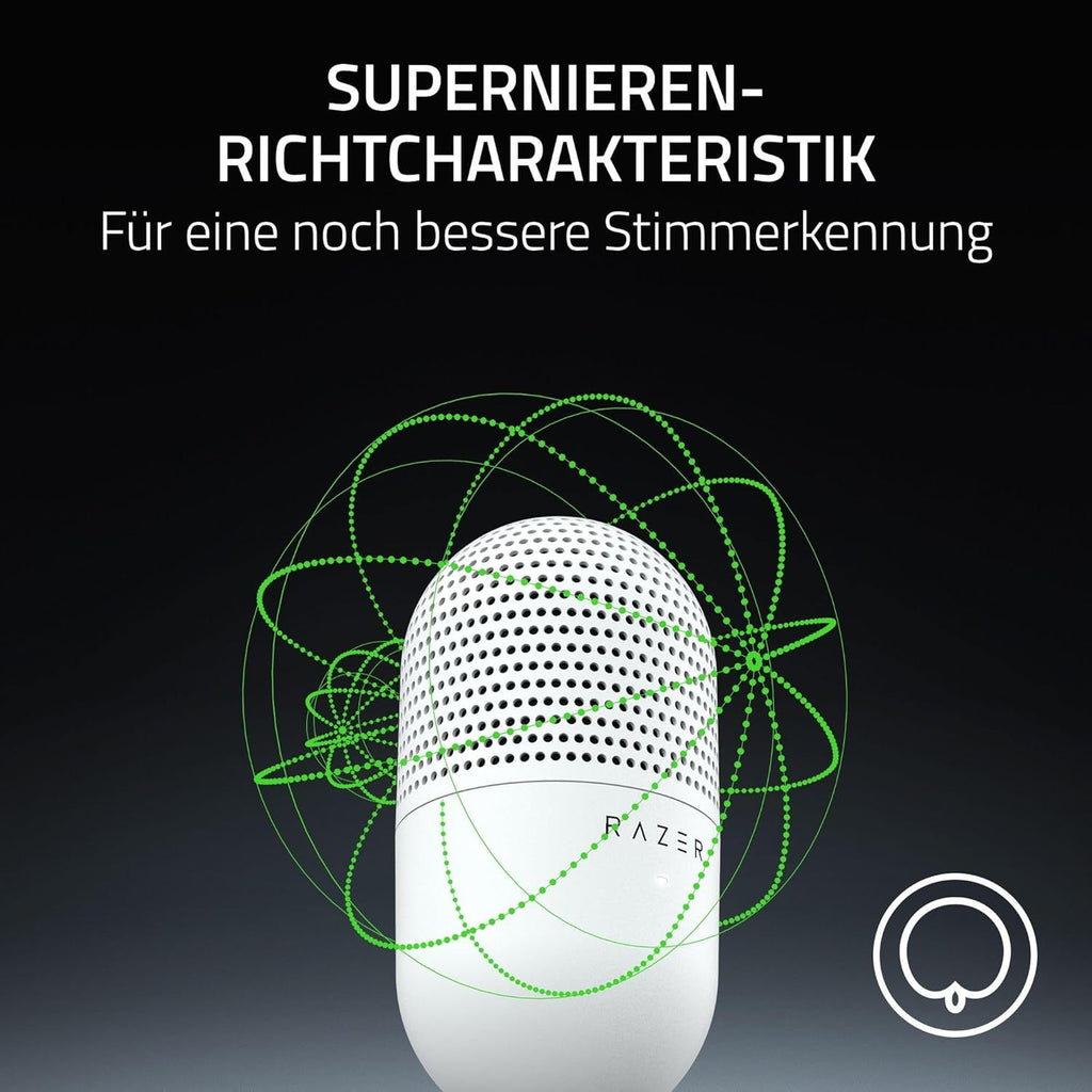 USB-Mikrofon, Weiß für Zuhause und unterwegs – Detailansicht 6