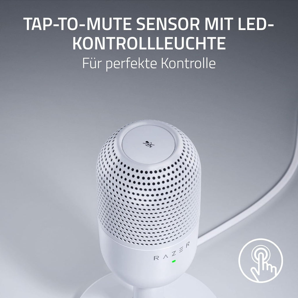 USB-Mikrofon, Weiß für Zuhause und unterwegs – Detailansicht 13