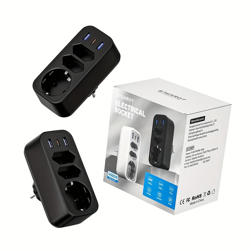 USB-Steckdose, 2 Weiße Packungen für Camping – Hauptansicht