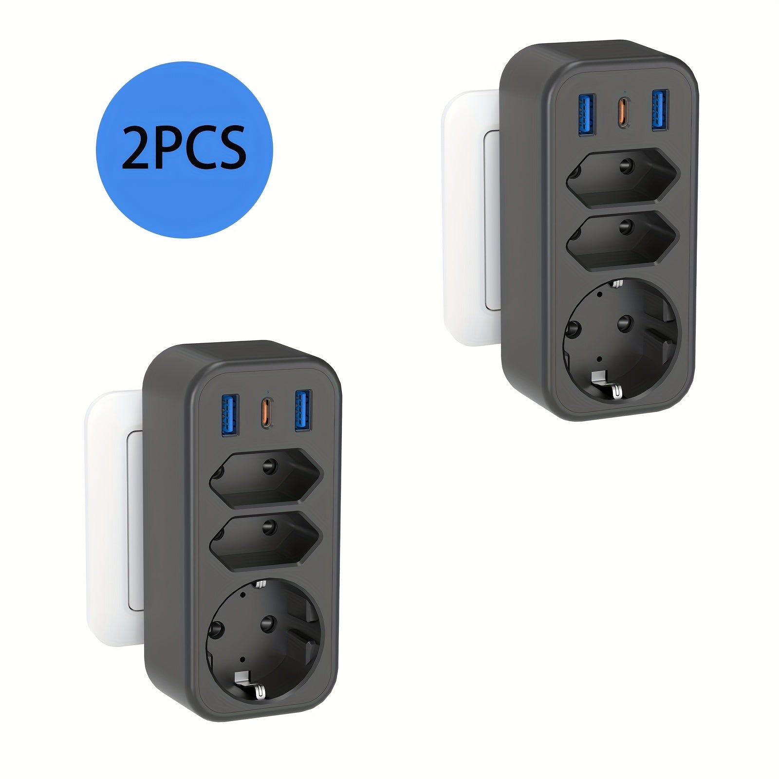 USB-Steckdose, 2 Weiße Packungen für Camping – Detailansicht 7
