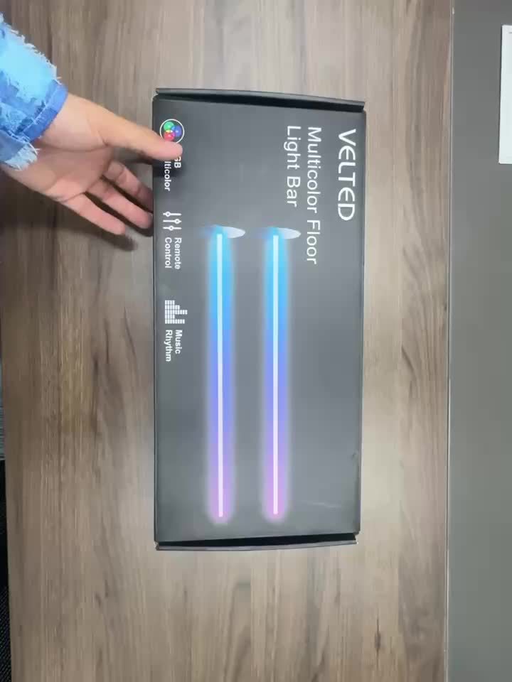 Ustellar Eck-Stehlampe, LED-Beleuchtung für Schlafzimmer und Bett – Detailansicht 9