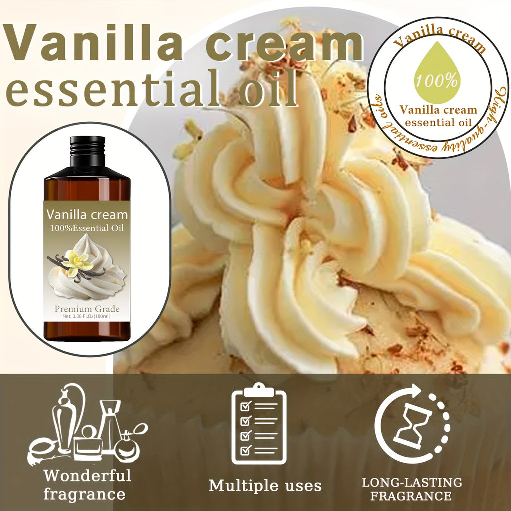 Vanillecreme Ätherisches Öl, 3.38 F1.0z(100ml) für Badezimmer – Detailansicht 4