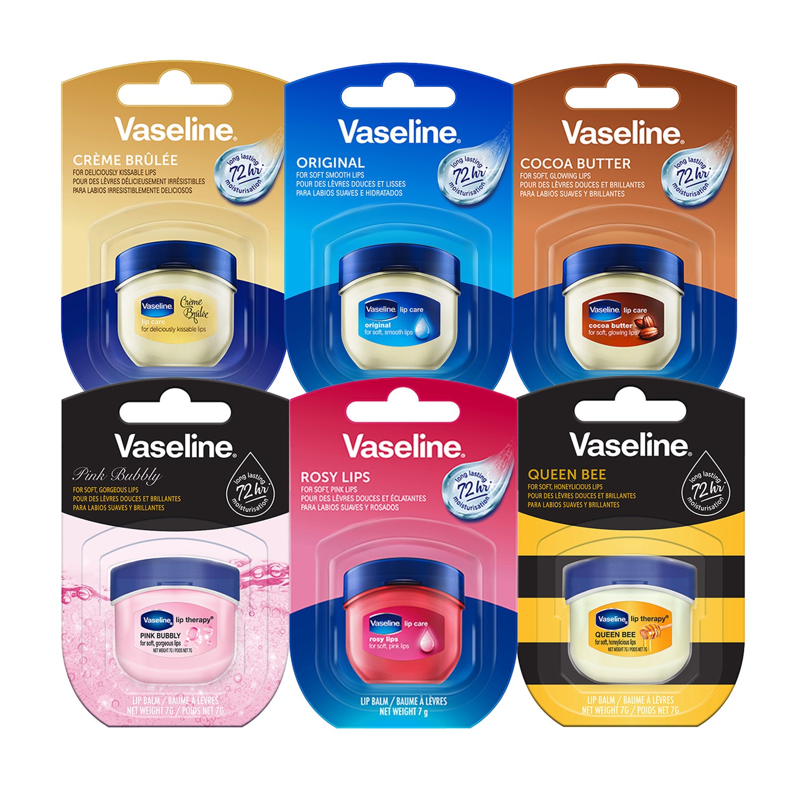 Vaseline Lip Therapy, Feuchtigkeitsspendender Lippenbalsam 6er Set| Rosy für Pflege zu Hause – Detailansicht 10