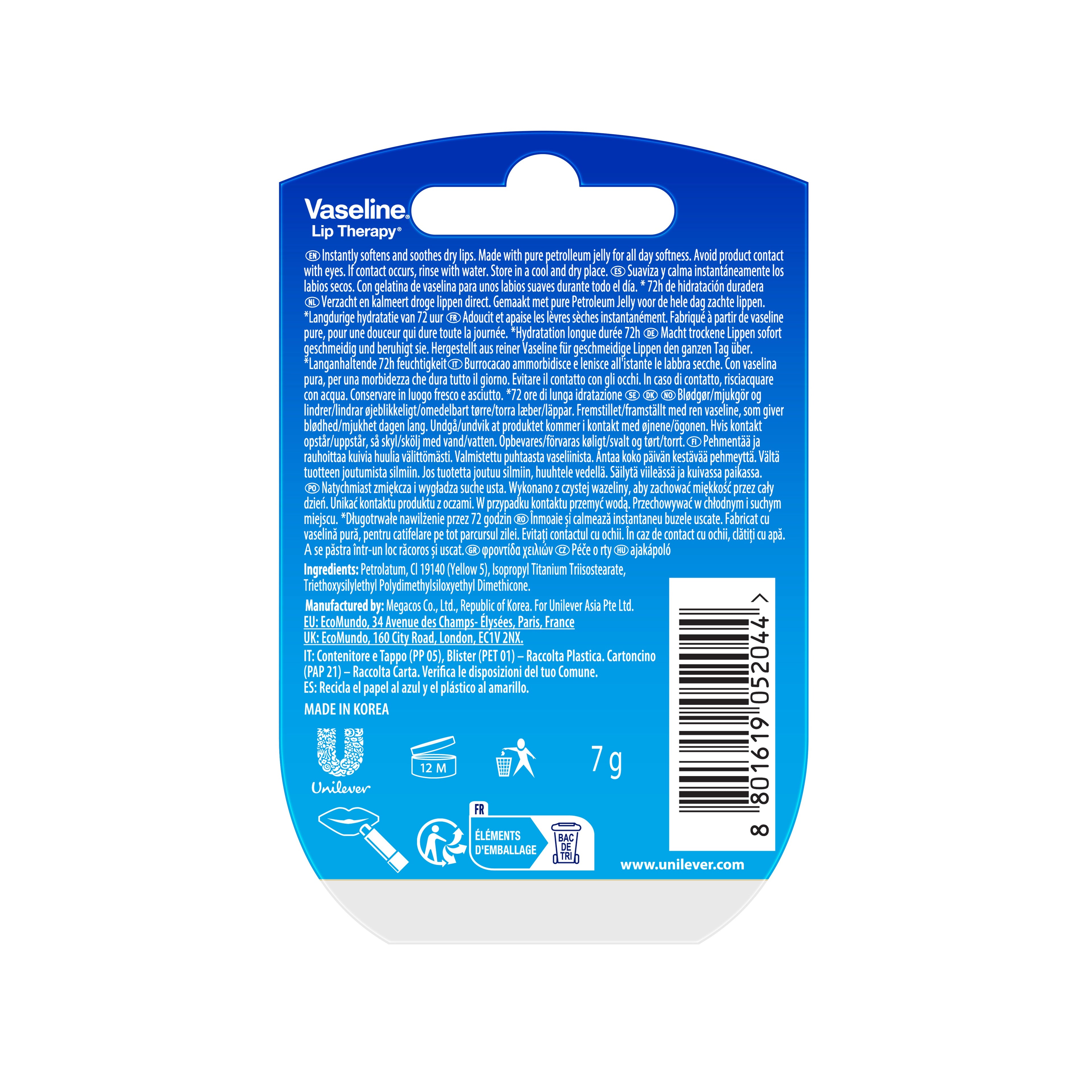 Vaseline Lip Therapy, Mix-Set Limited für Alltag und Pflege zu Hause – Detailansicht 9
