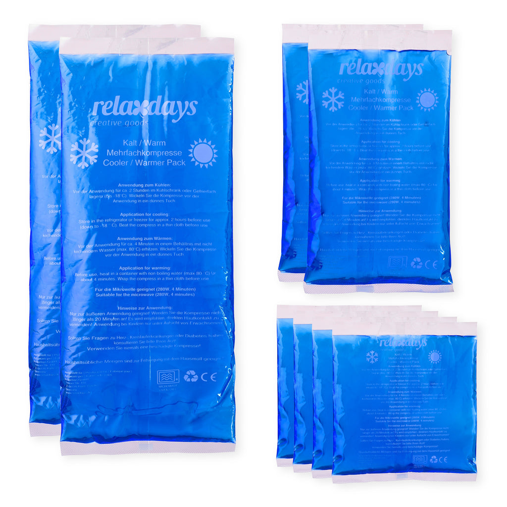 Verdunstungskühler, 8x Kühlpads in Blau für Zuhause und Alltag – Hauptansicht