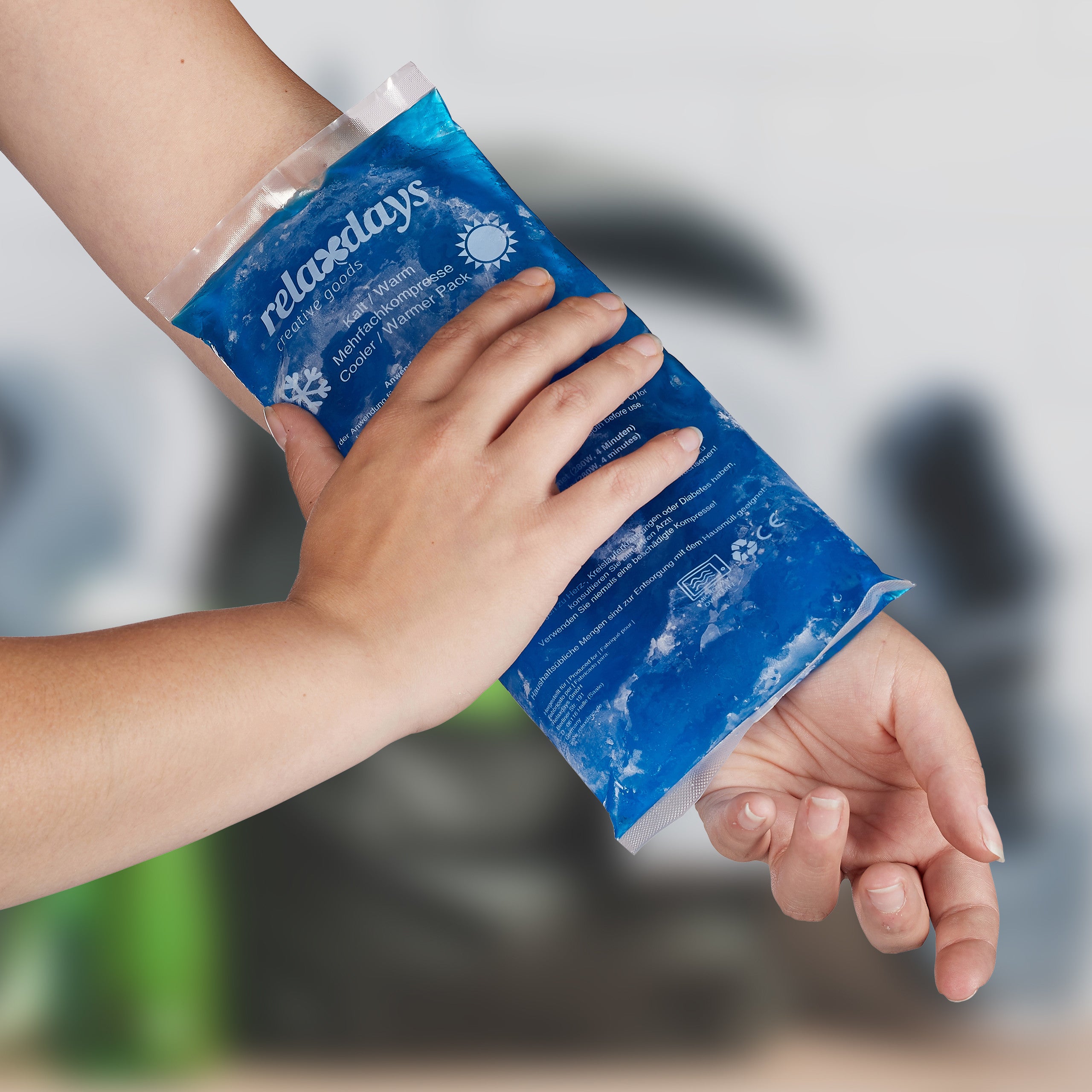 Verdunstungskühler, 8x Kühlpads in Blau für Zuhause und Alltag – Detailansicht 2
