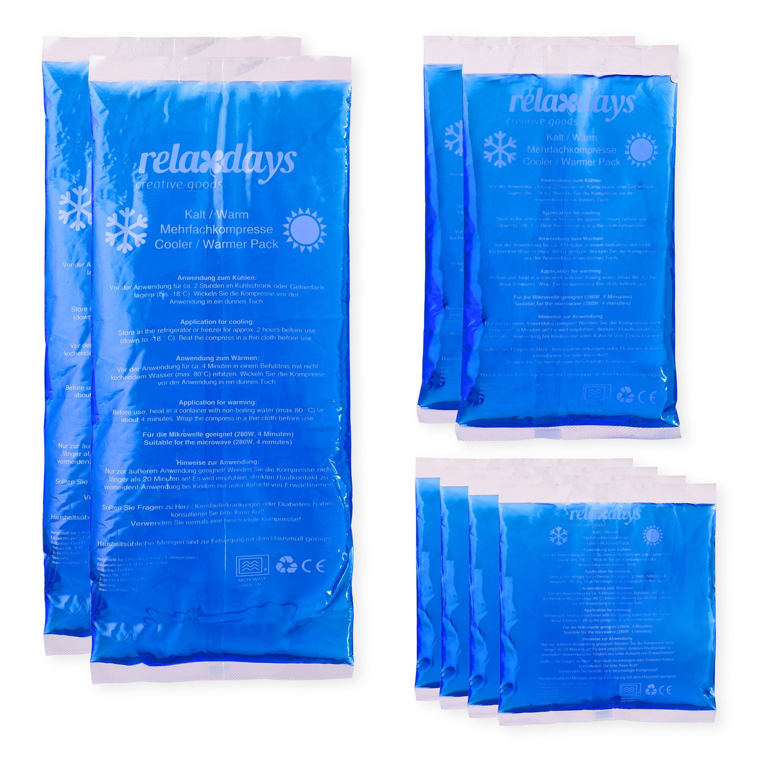 Verdunstungskühler, 8x Kühlpads in Blau für Zuhause und Alltag – Detailansicht 10