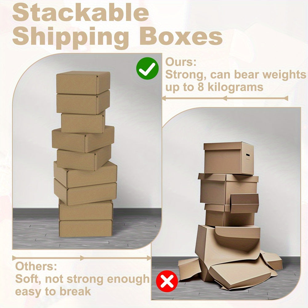 Verpackungsboxen, 20 Stück für Warenversand und Alltag – Detailansicht 5