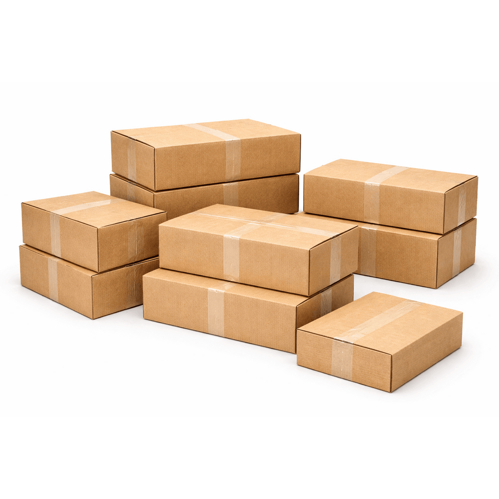 Versand-Verpackungs-Karton Faltkarton/ Braune für DHL S und Braune Wellpappe-Postkartons – Detailansicht 5