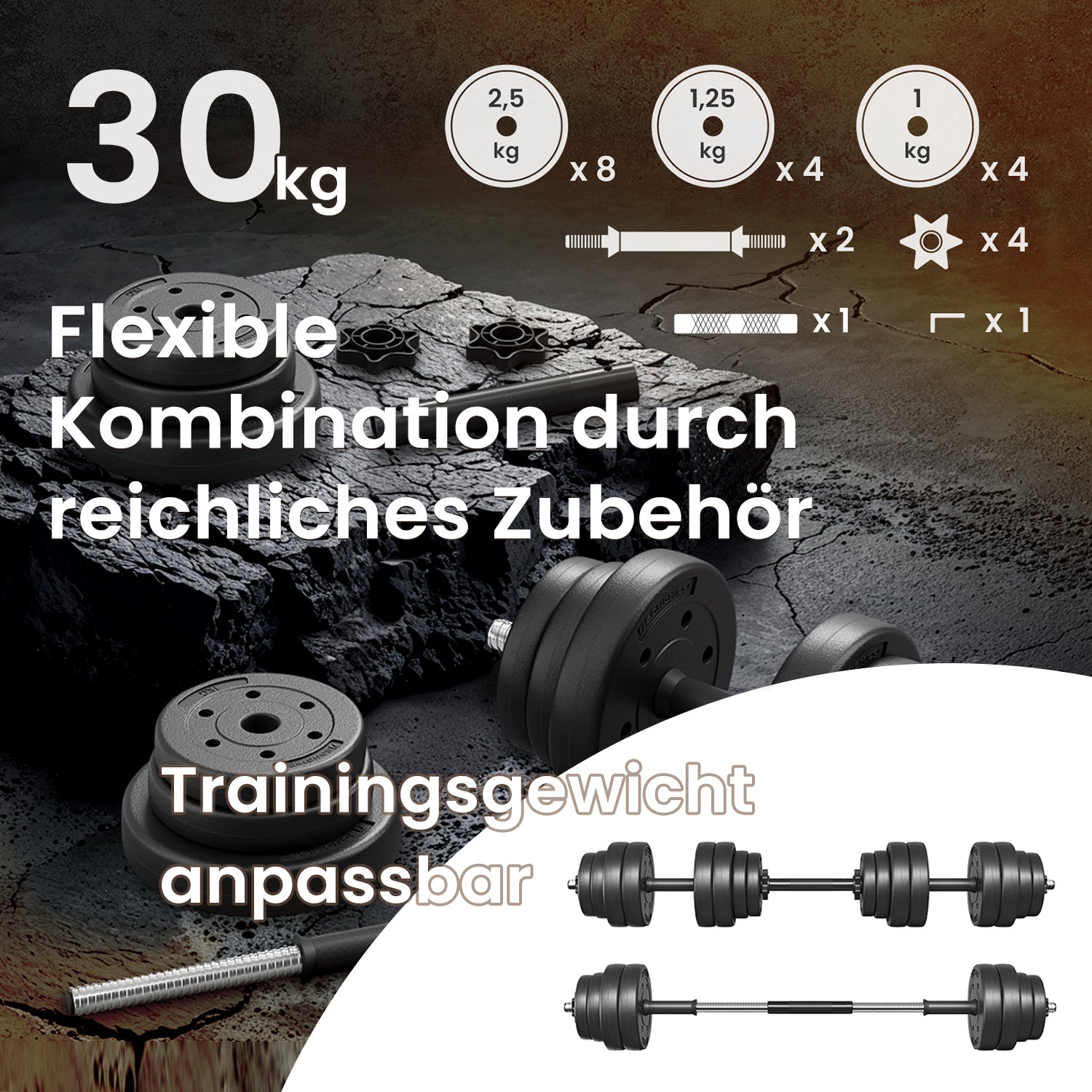 verstellbar, 2 x 15 für Wohnzimmer und Zuhause – Detailansicht 6