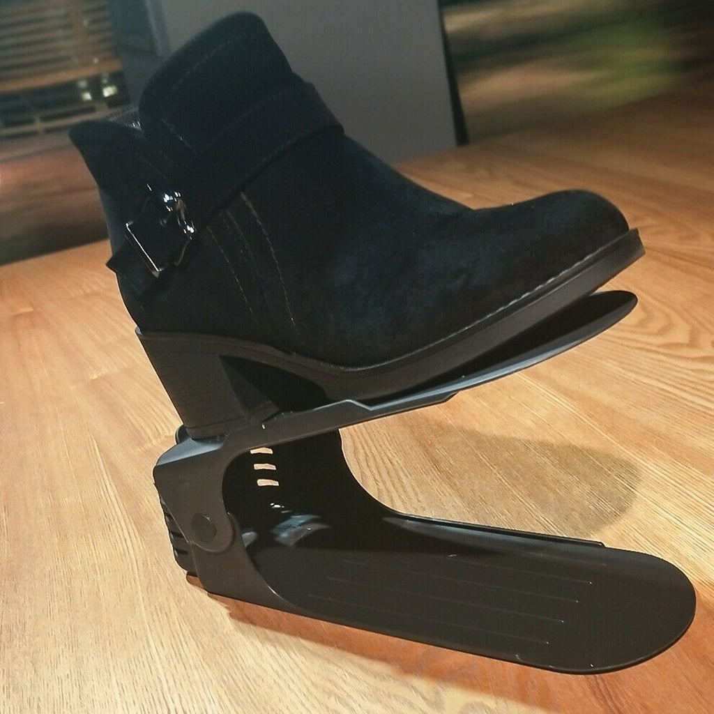 verstellbare Schuhregale aus Kunststoff, 10 Stück für Alltag und Zuhause – Detailansicht 13