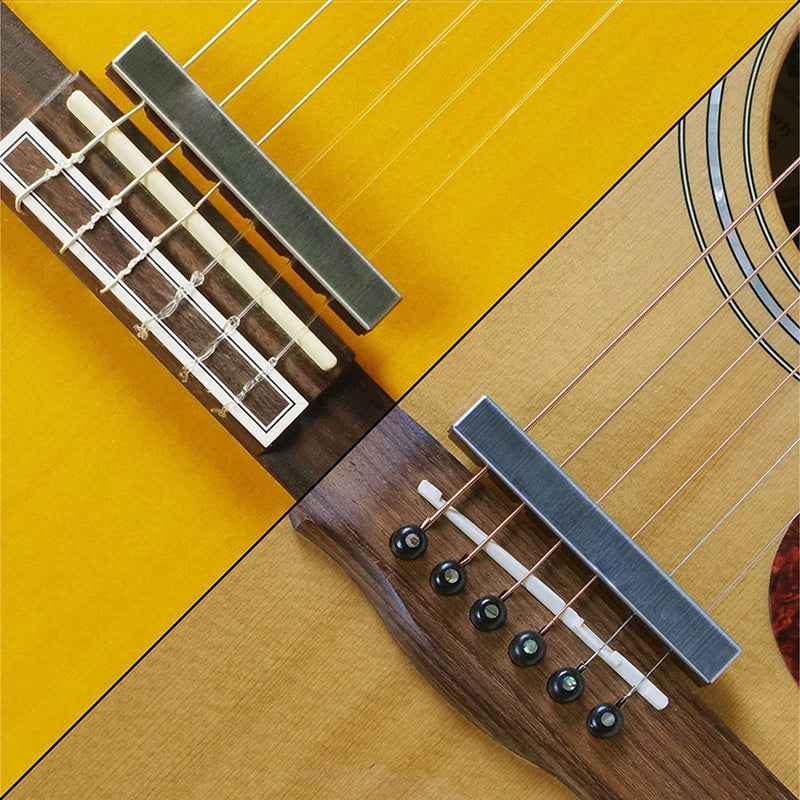 Verstellbarer Gitarren-Muter Saitendämpfer, Schwarz&silbrig für Alltag und Zuhause – Detailansicht 5