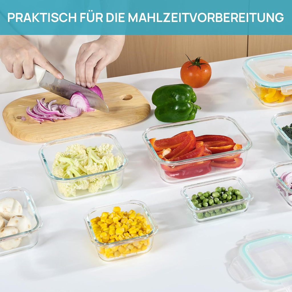 vienev Glasbehälter Set, Grun für Alltag und Zuhause – Detailansicht 6