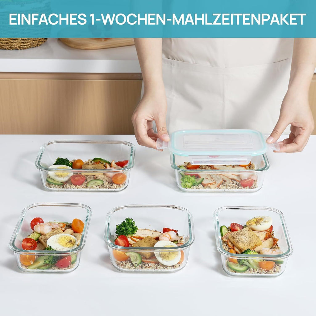 vienev Glasbehälter Set, Grun für Alltag und Zuhause – Detailansicht 7