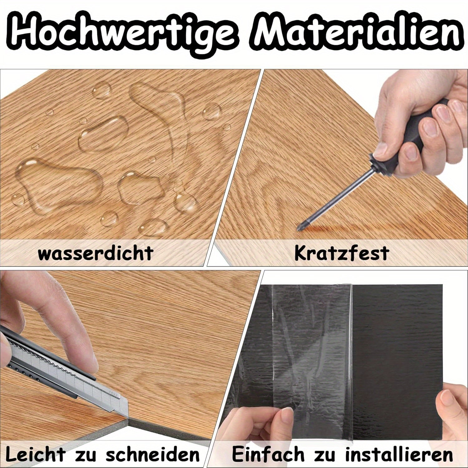 Vinyl, wasserdicht für Küche und Essbereich – Detailansicht 15