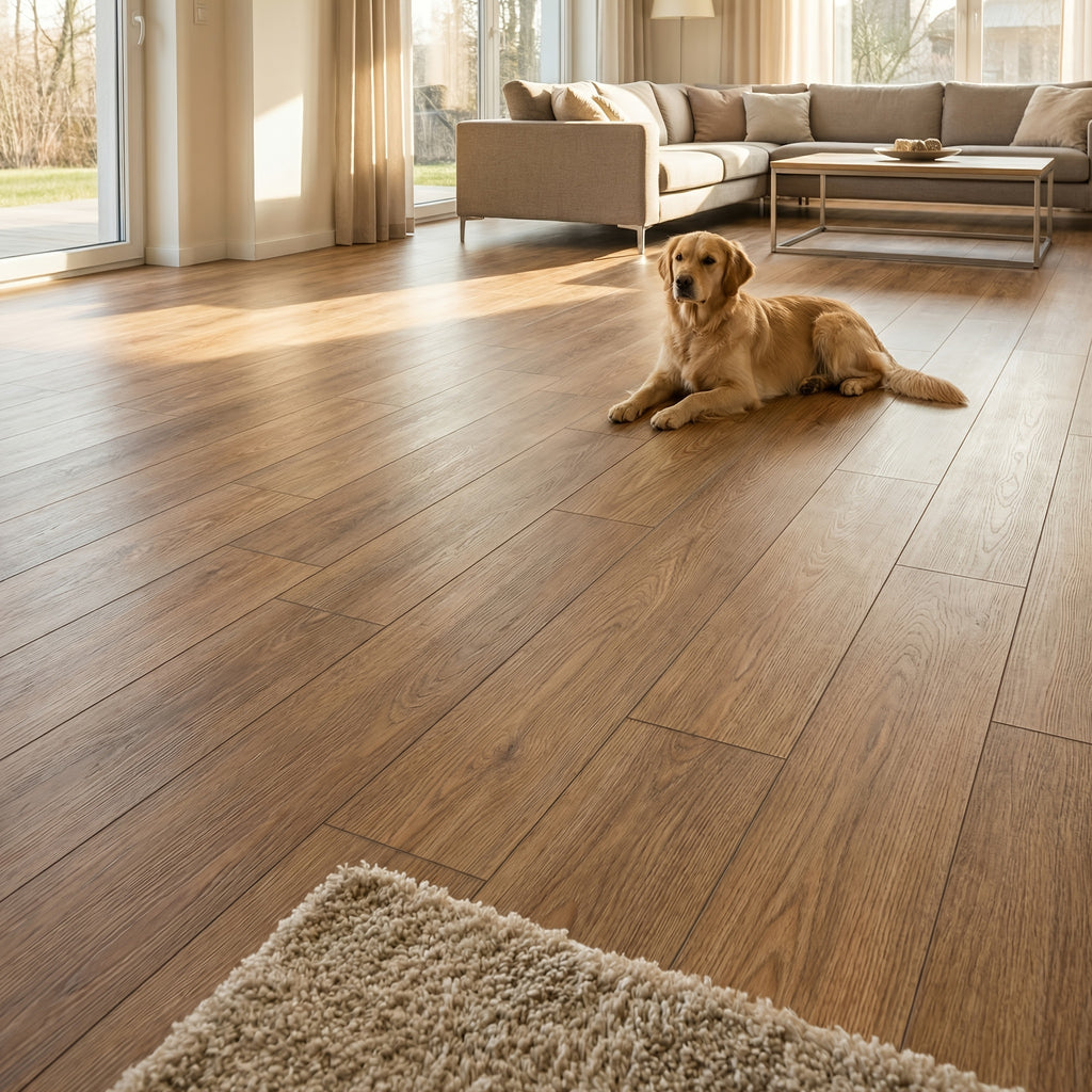 Vinylboden Selbstklebender PVC-Boden, 36 Stück für Badezimmer und Haushalt – Detailansicht 2