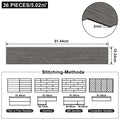 Vinylboden Selbstklebender PVC-Boden, 36 Stück für Badezimmer und Haushalt – Detailansicht 3