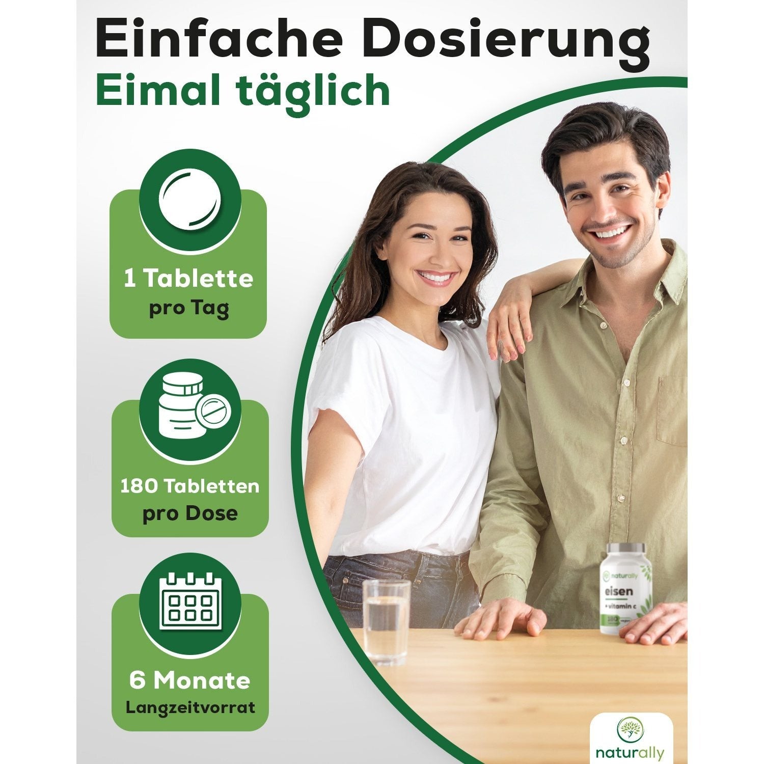 Vitamin-C-Präparat, 180 Stück für Pflege zu Hause und Alltag – Detailansicht 4