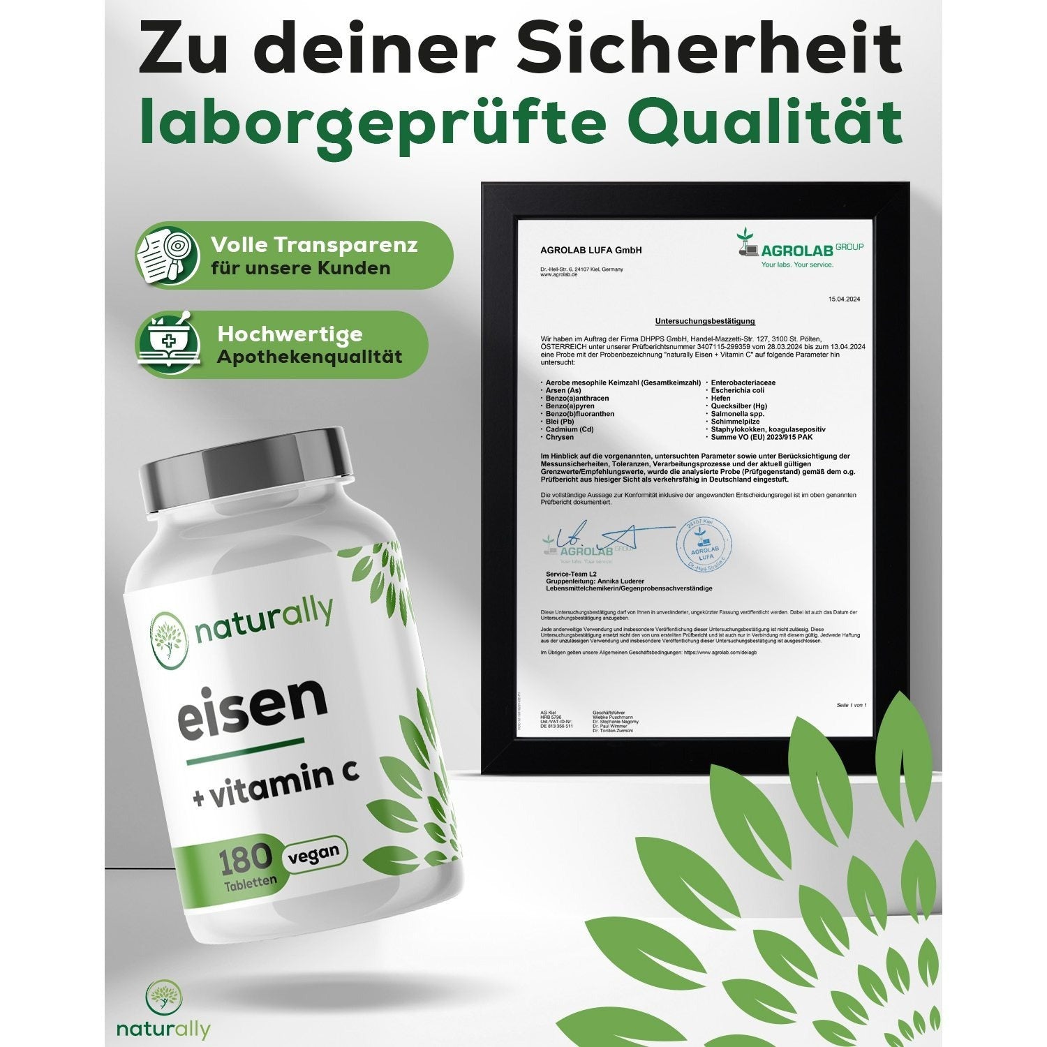 Vitamin-C-Präparat, 180 Stück für Pflege zu Hause und Alltag – Detailansicht 7