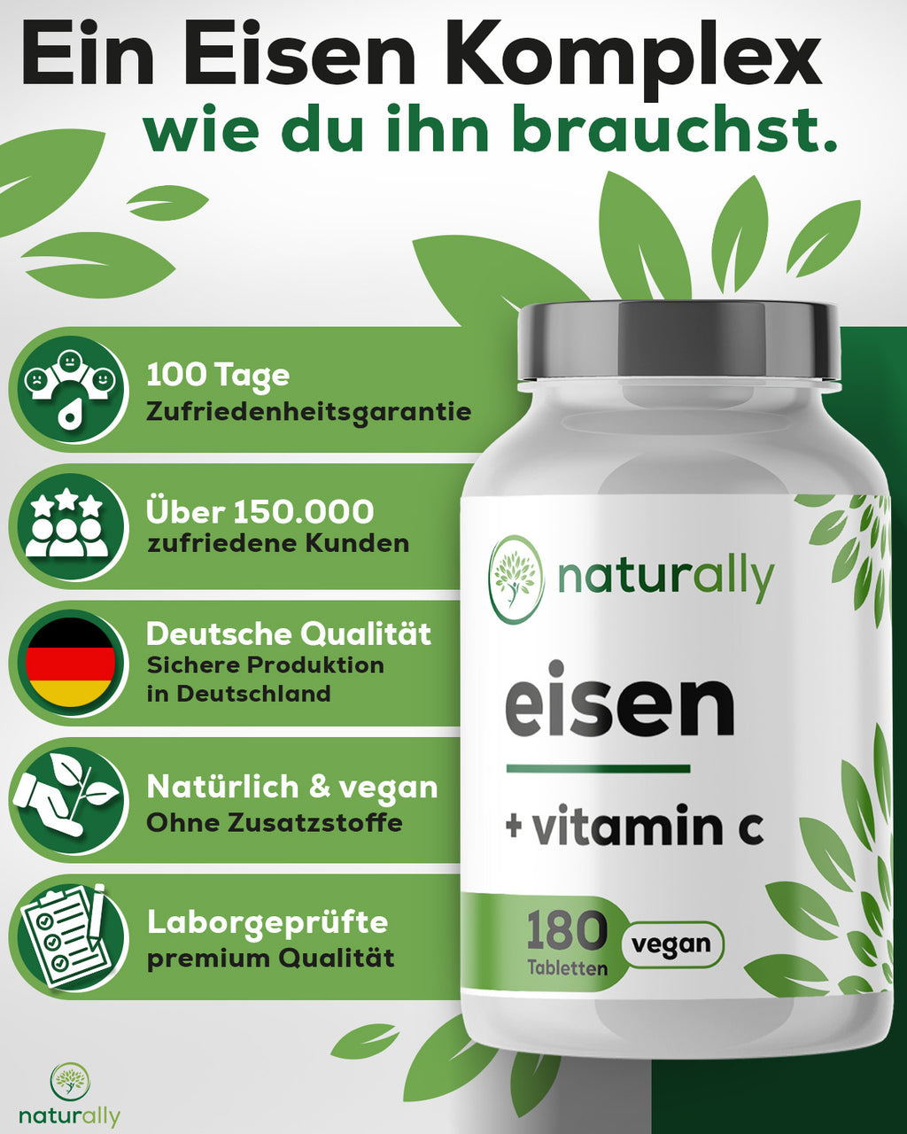 Vitamin-C-Präparat, 180 Stück für Pflege zu Hause und Alltag – Detailansicht 9
