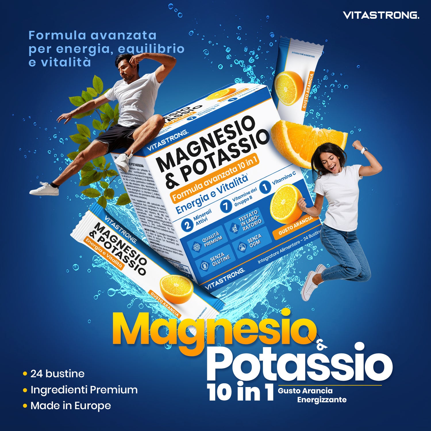 Vitamin-C-Präparat, Vitastrong Magnesium und Kalium Formel 10-in-1 für Pflege zu Hause und Alltag – Detailansicht 2