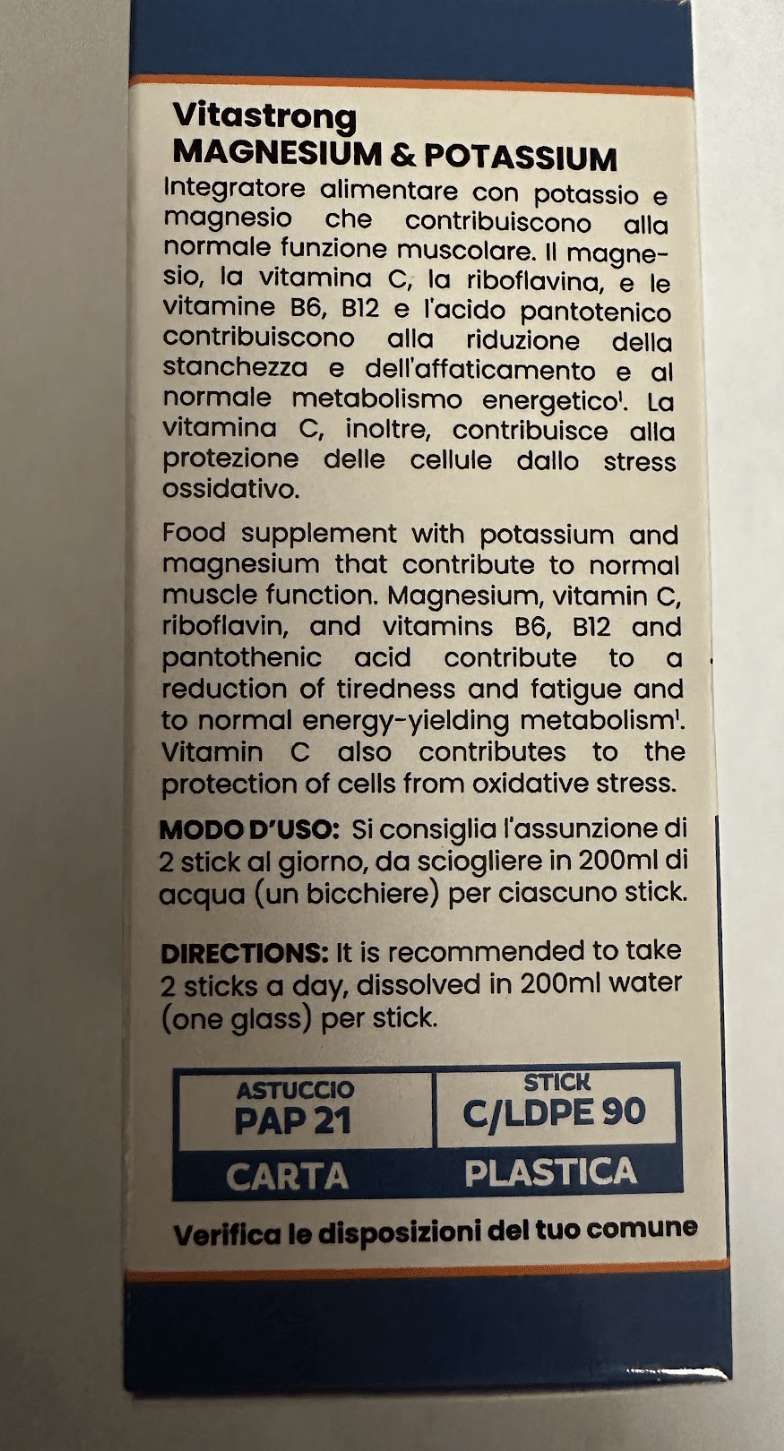 Vitamin-C-Präparat, Vitastrong Magnesium und Kalium Formel 10-in-1 für Pflege zu Hause und Alltag – Detailansicht 12
