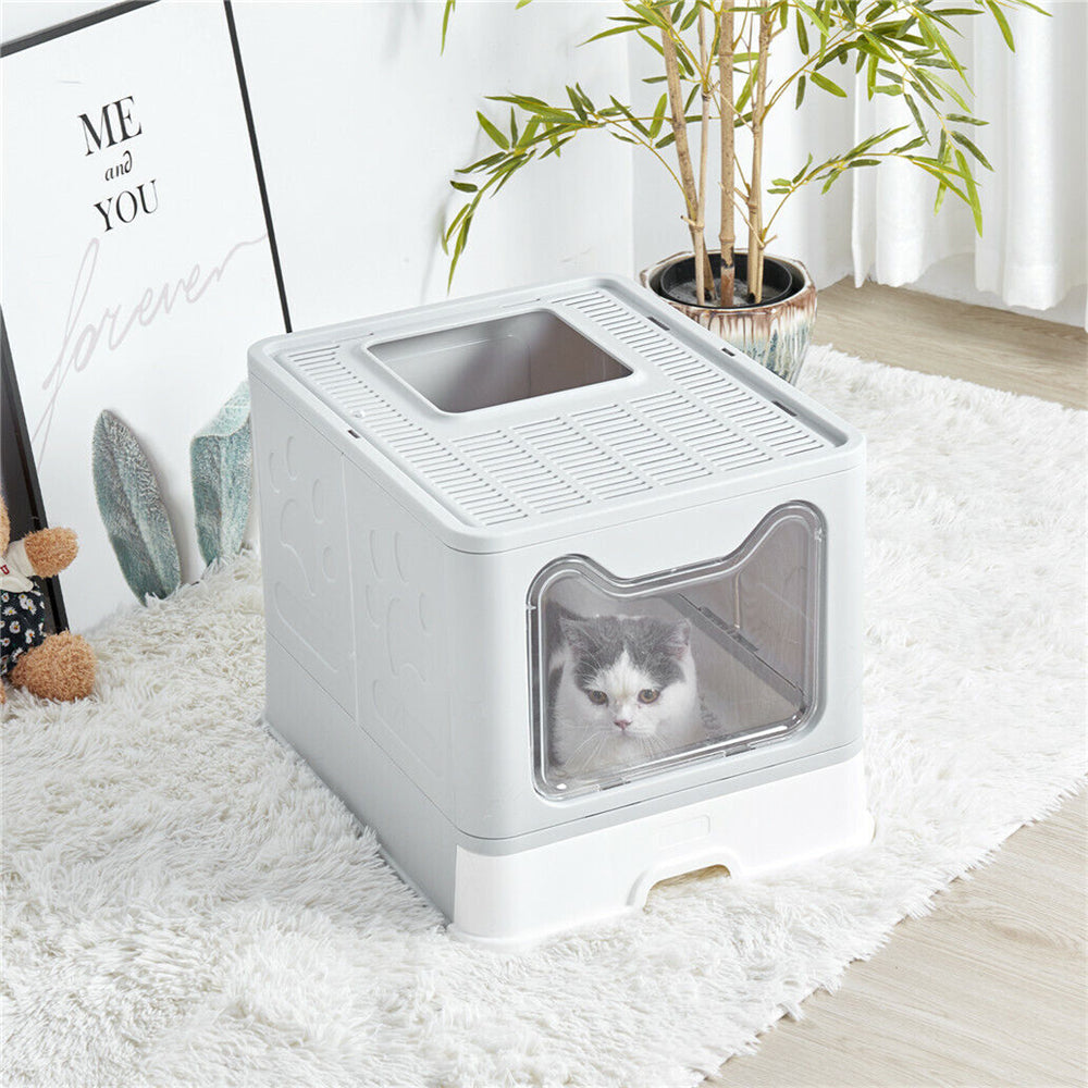Vollständig abgedeckte Katzenlitterbox, 10 kg für Haustiere und Zuhause – Detailansicht 2