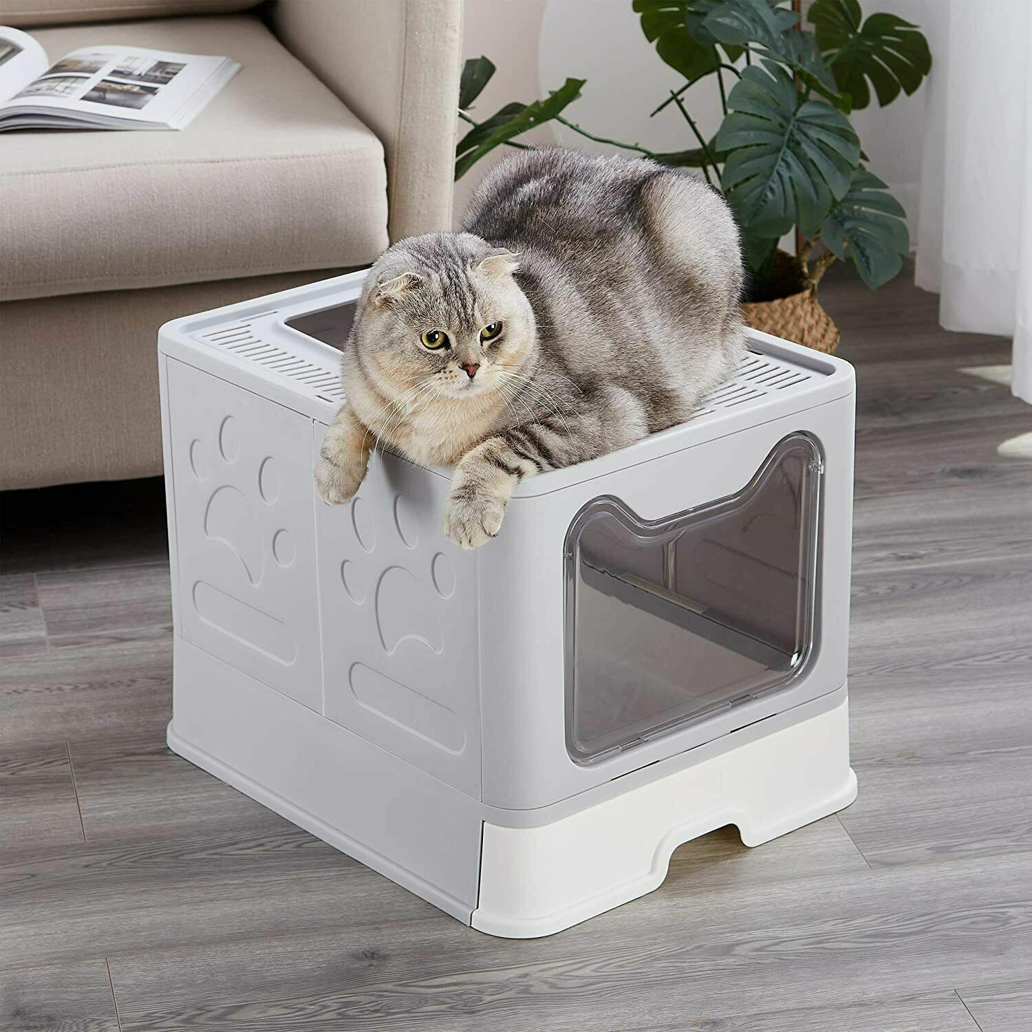 Vollständig abgedeckte Katzenlitterbox, 10 kg für Haustiere und Zuhause – Detailansicht 6