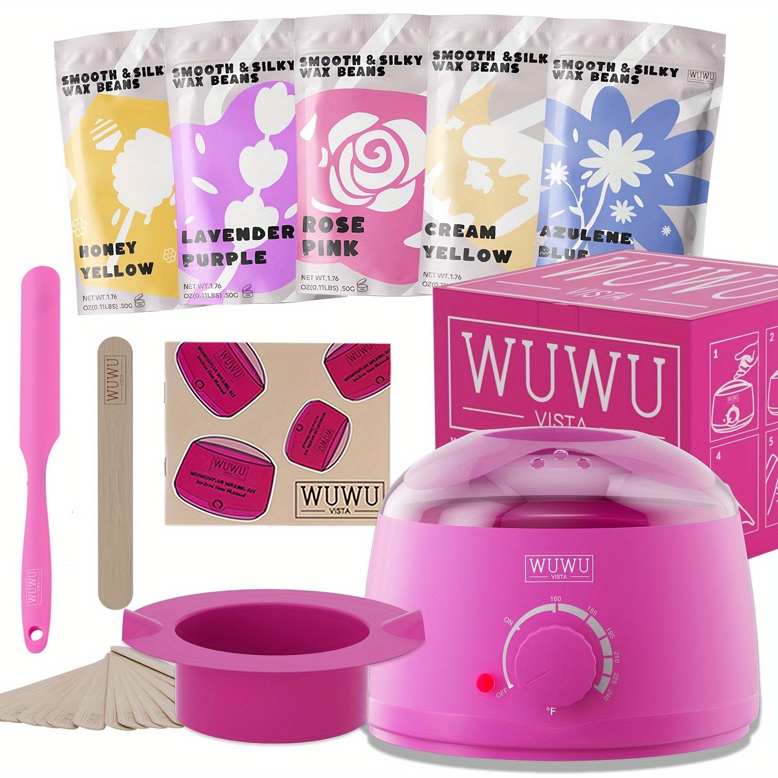 Wachs-Set, Lila für Männer und Frauen – Hauptansicht