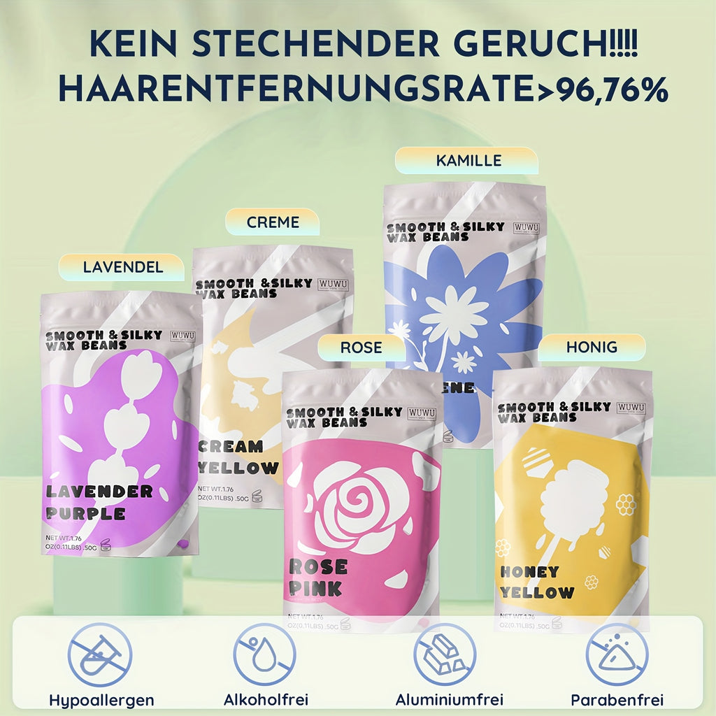 Wachs-Set, Lila für Männer und Frauen – Detailansicht 2