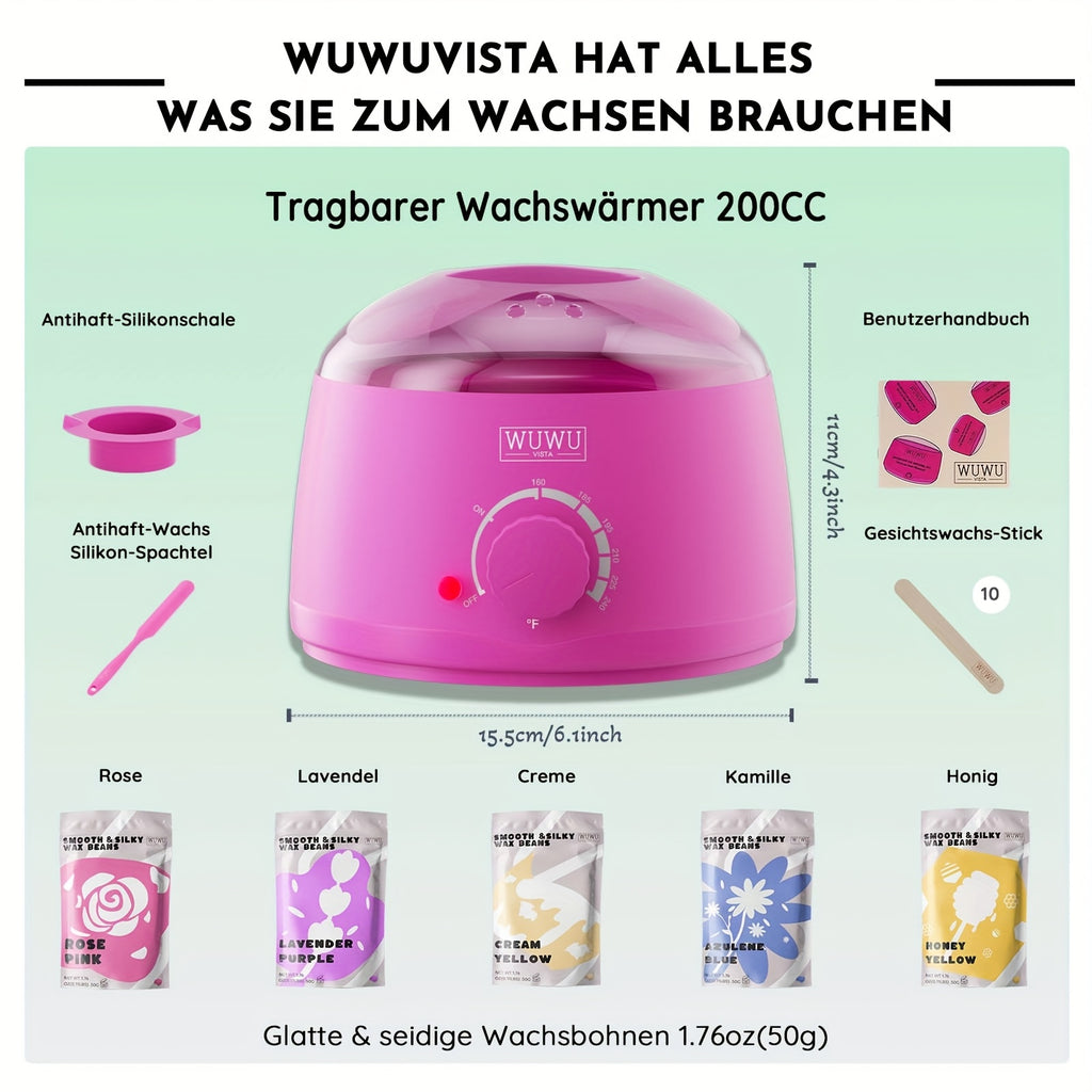Wachs-Set, Lila für Männer und Frauen – Detailansicht 5