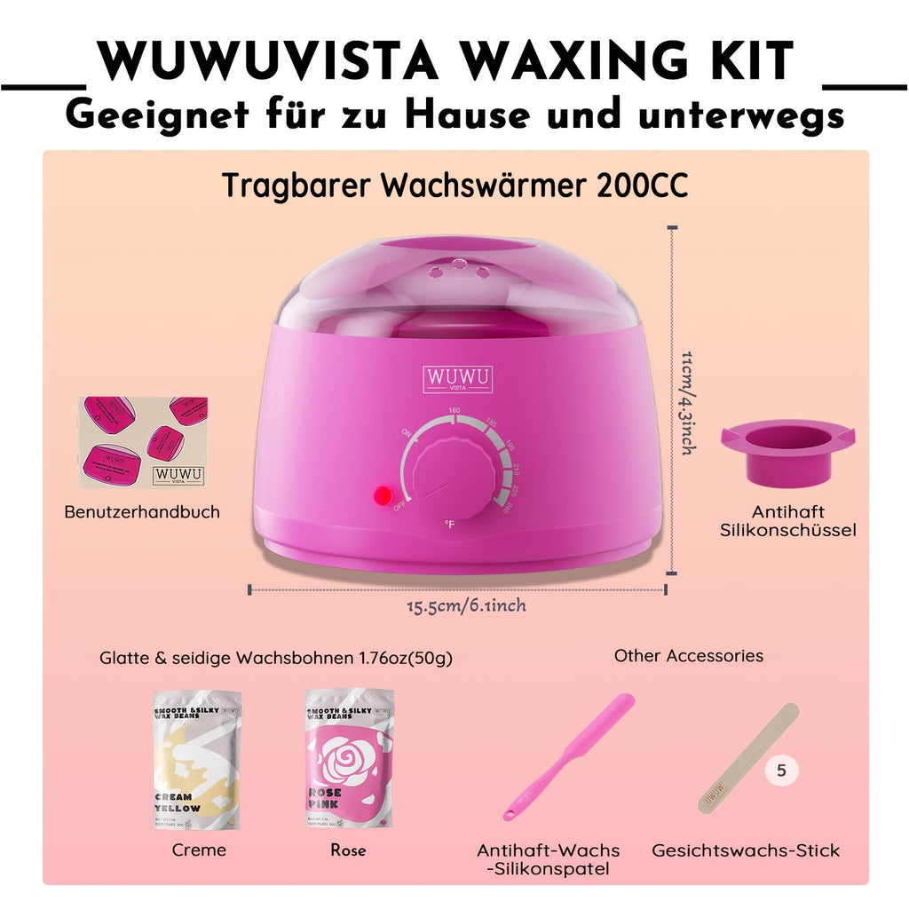 Wachs-Set, Schwarz für Frauen – Detailansicht 6