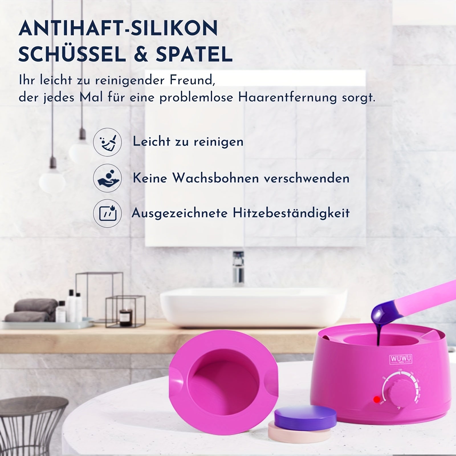 Wachs-Set, Schwarz für Frauen – Detailansicht 8
