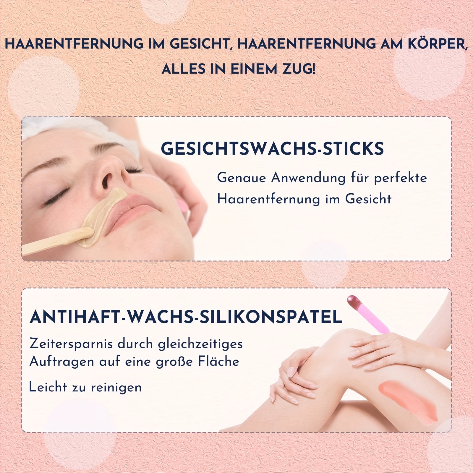 Wachs-Set, Schwarz für Frauen – Detailansicht 9