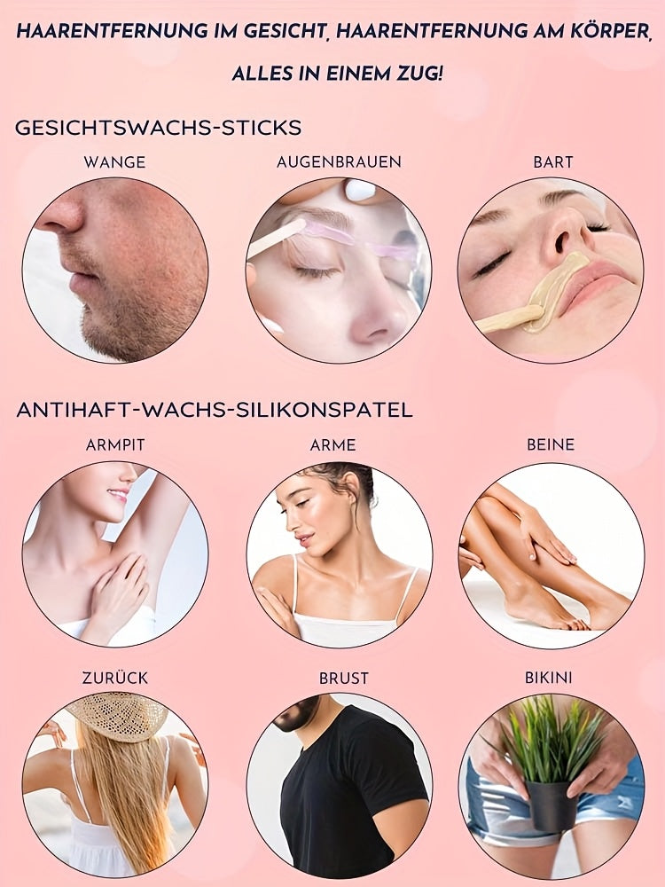 Wachs-Set, Schwarz für Frauen – Detailansicht 16