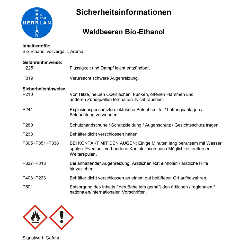 Waldbeeren - Ethanol I Kamin-Ethanol I, 5 Liter für Alltag und Zuhause – Detailansicht 2
