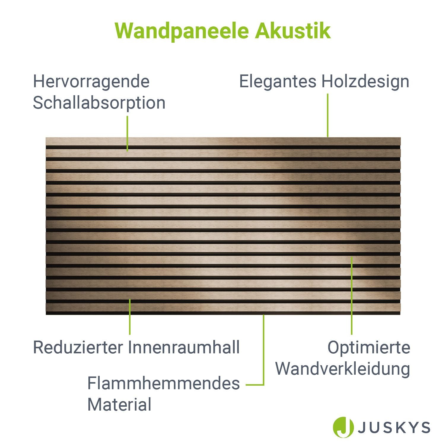 Wandpaneele, Eiche Natur Hell für Wohnbereich und Alltag – Detailansicht 3