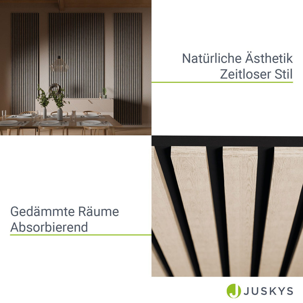 Wandpaneele, Eiche Natur Hell für Wohnbereich und Alltag – Detailansicht 4