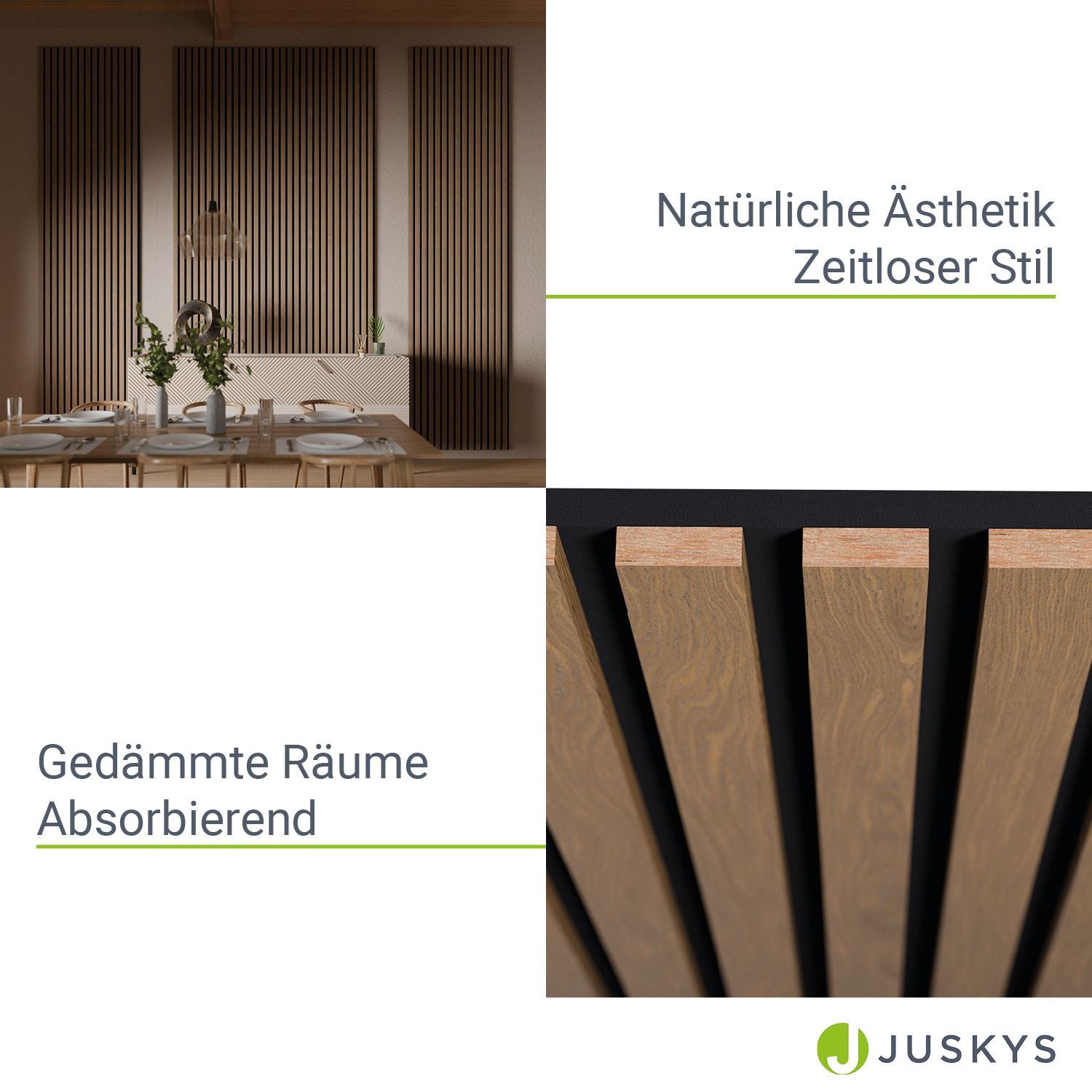 Wandpaneele, Eiche Natur Hell für Wohnbereich und Alltag – Detailansicht 14