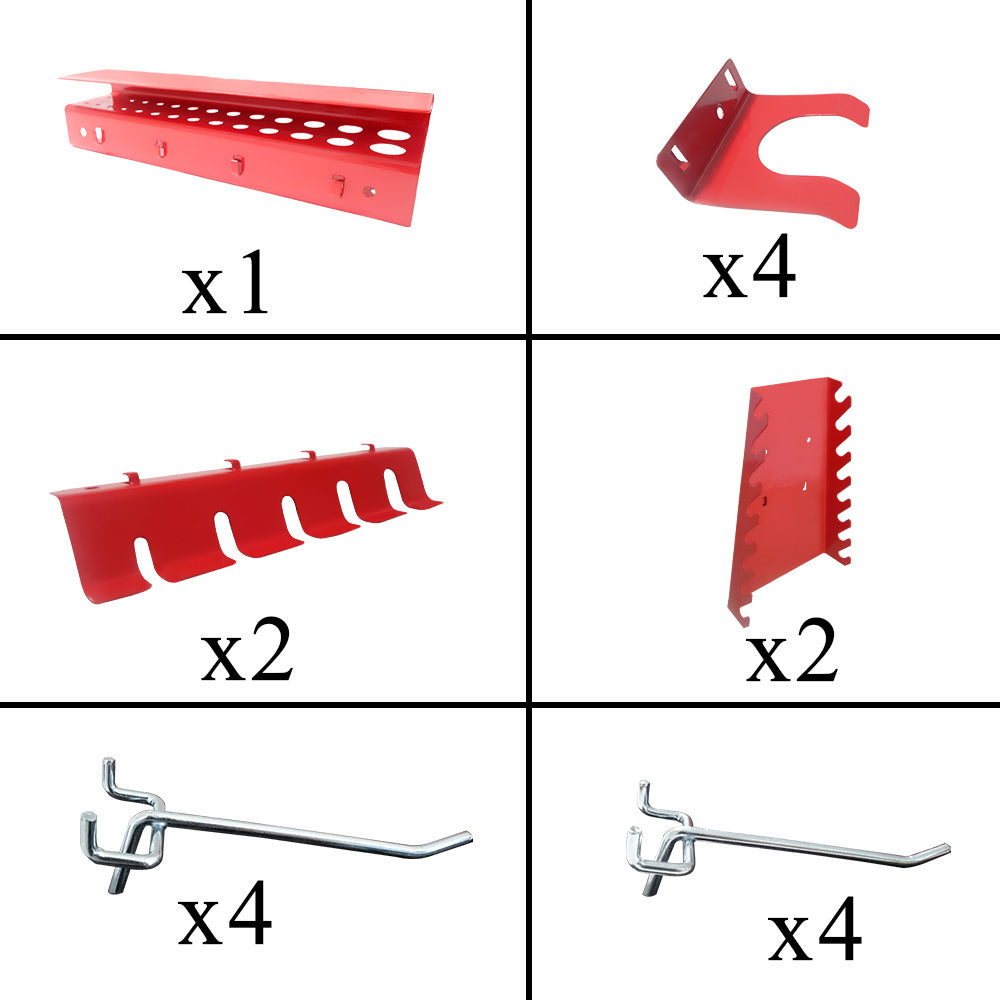 Wandregal, Metall für Werkstatt und Garage – Detailansicht 6