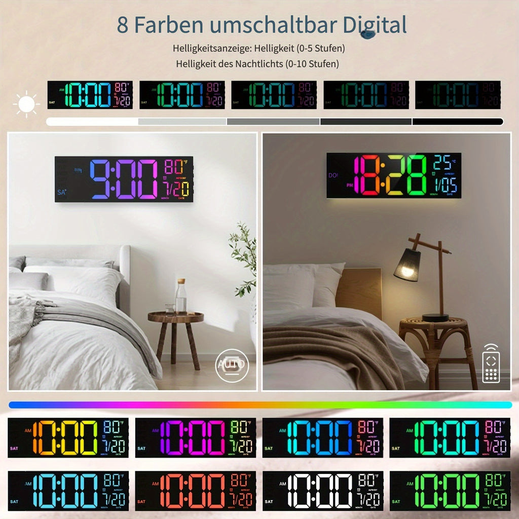 Wanduhr, 41,15 cm für Alltag und Wohnbereich – Detailansicht 3