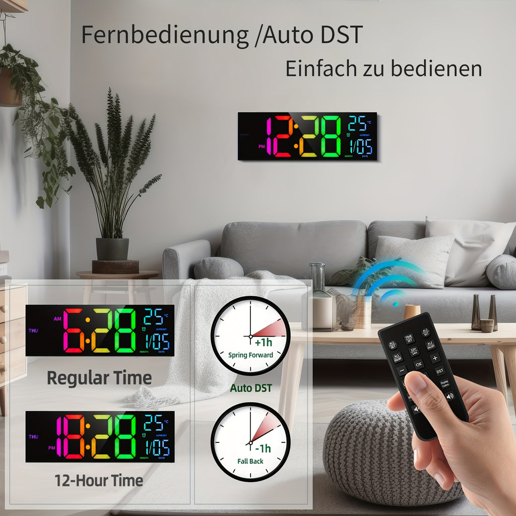 Wanduhr, 41,15 cm für Alltag und Wohnbereich – Detailansicht 9