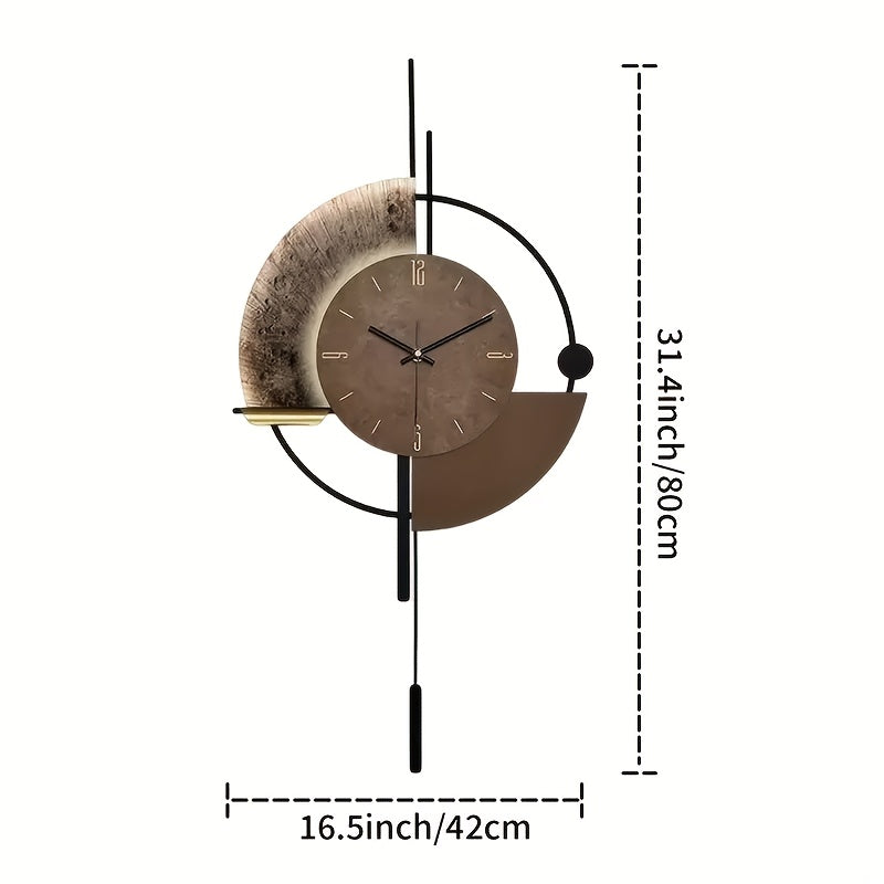 Wanduhr, Metall für Wohnbereich und Alltag – Detailansicht 3
