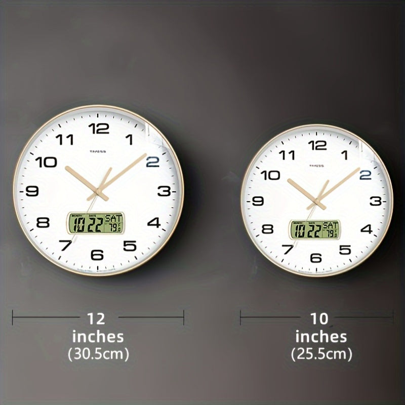 Wanduhr, Schwarz für Wohnbereich und Alltag – Detailansicht 6