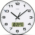 Wanduhr, Schwarz für Wohnbereich und Alltag – Detailansicht 7